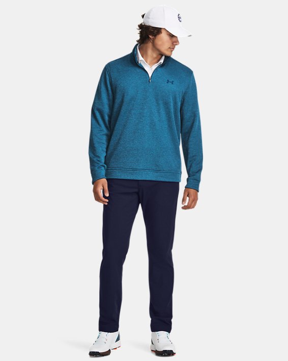Men's UA Storm SweaterFleece ¼ Zip, Blue, pdpMainDesktop image number 2